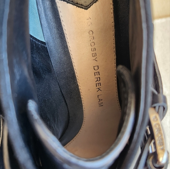 10 Crosby Derek Lam‎ buckle open toe booties - Picture 6 of 10